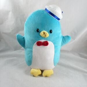 Sanrio Hello Kitty Friend Tuxedo Sam Stuffed Blue Penguin Animal 12 Inch Fiesta